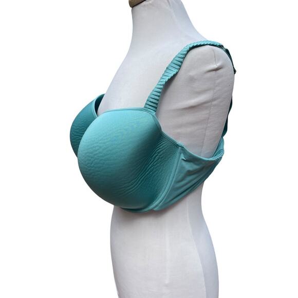 THIRDLOVE 24/7 Classic Underwire Lined T-Shirt Bra in Teal - Picture 10 of 14
